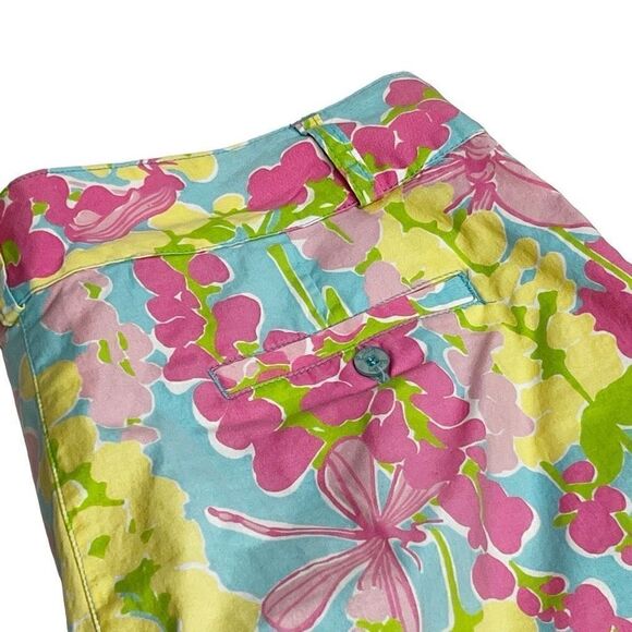 Lilly Pulitzer vintage snappy dragonfly crop pants size 10 - Picture 9 of 12